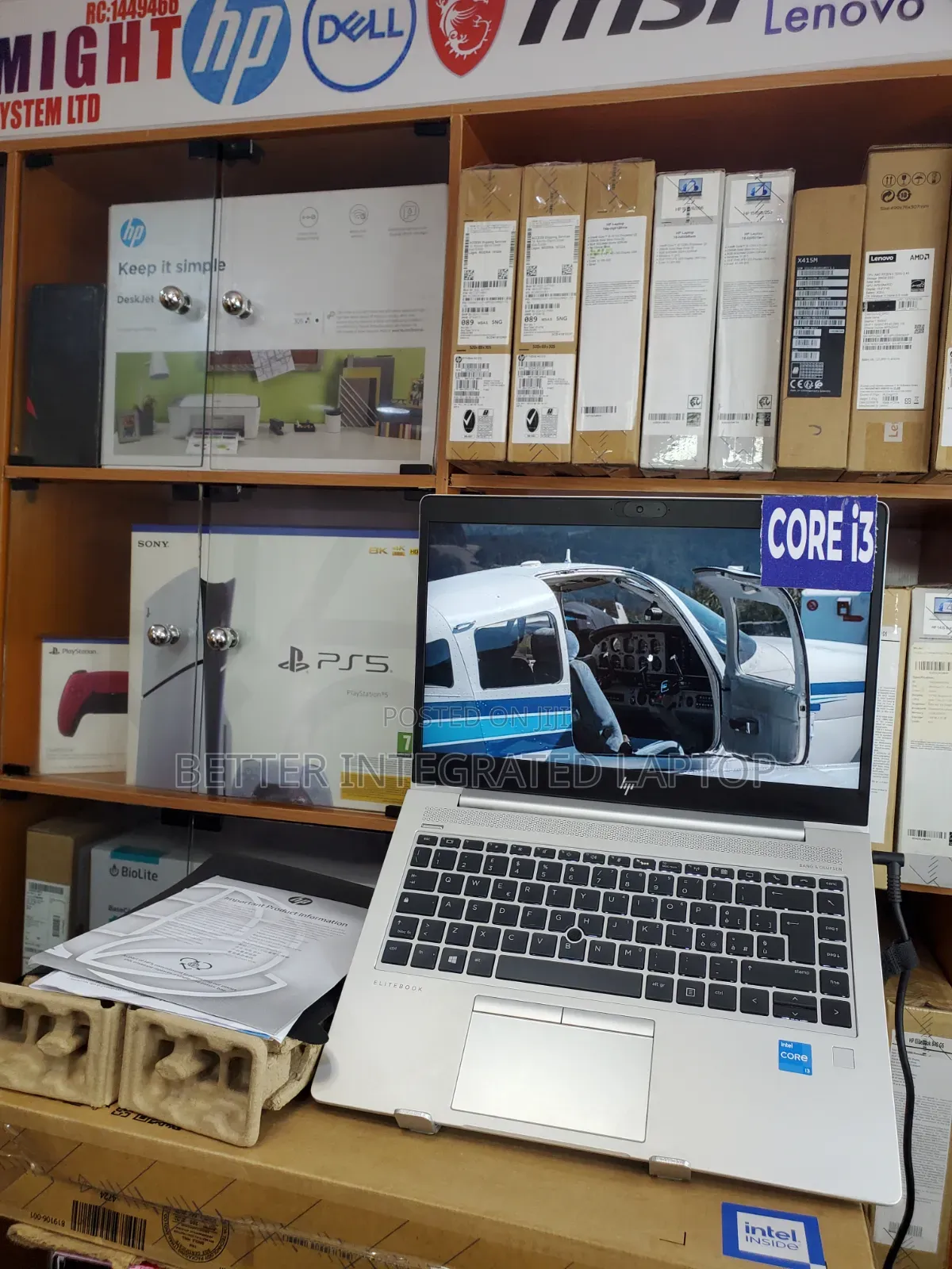 New Laptop HP EliteBook 8440P 8GB Intel Core i3 SSD 256GB