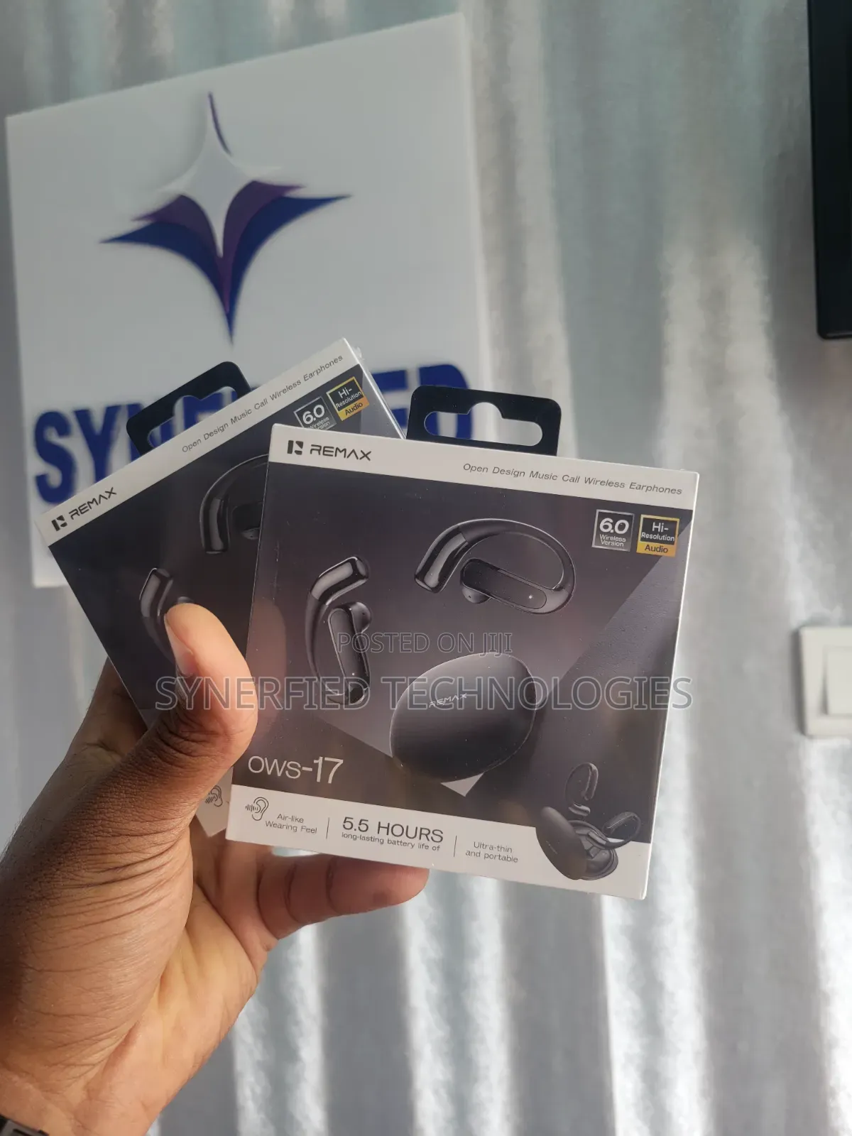 Remax OWS-17 Open-Ear Wireless Earphones, 6.0 Bluetooth, Hi-Res Audio