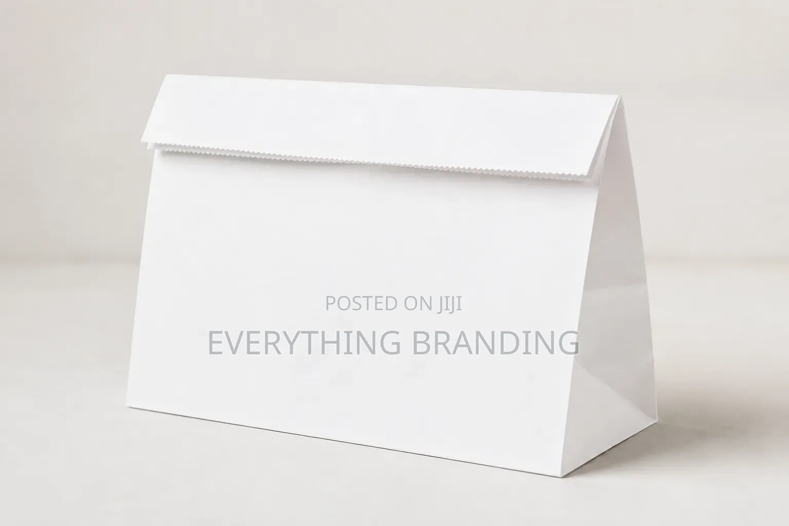 100pcs White A4 Kraft Paper Bag for Shopping Packaging