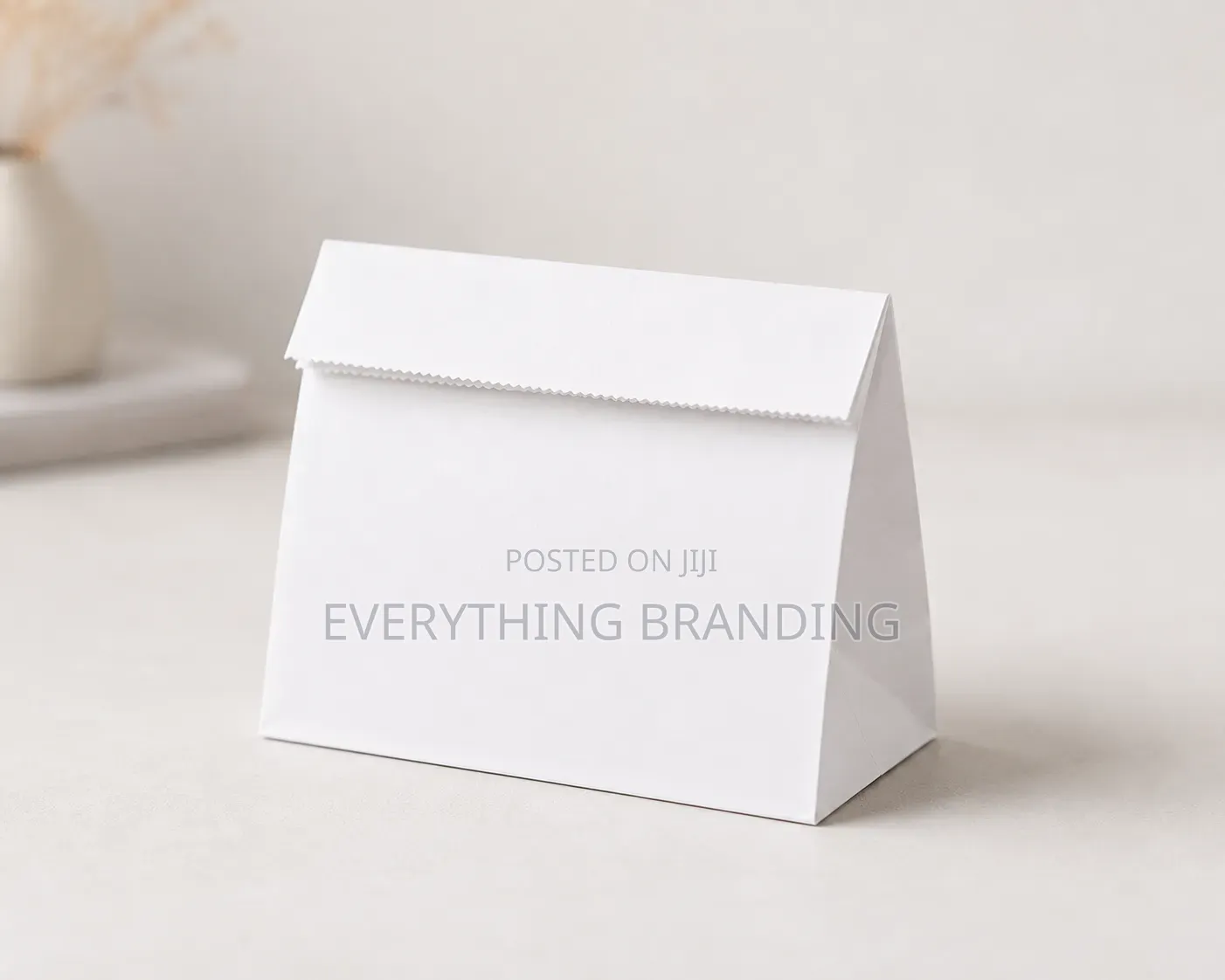 White A5 Kraft Paper Bags – Shopping Packaging