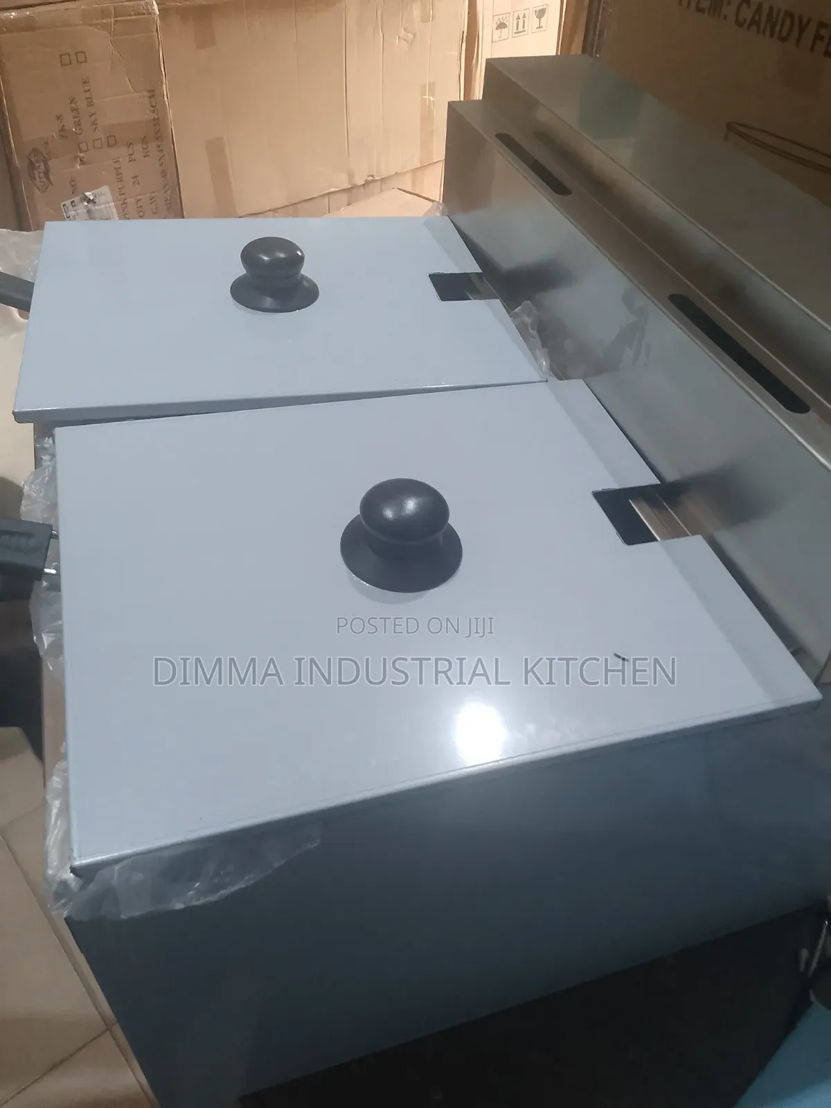 Double Tank 10L Gas Deep Fryer