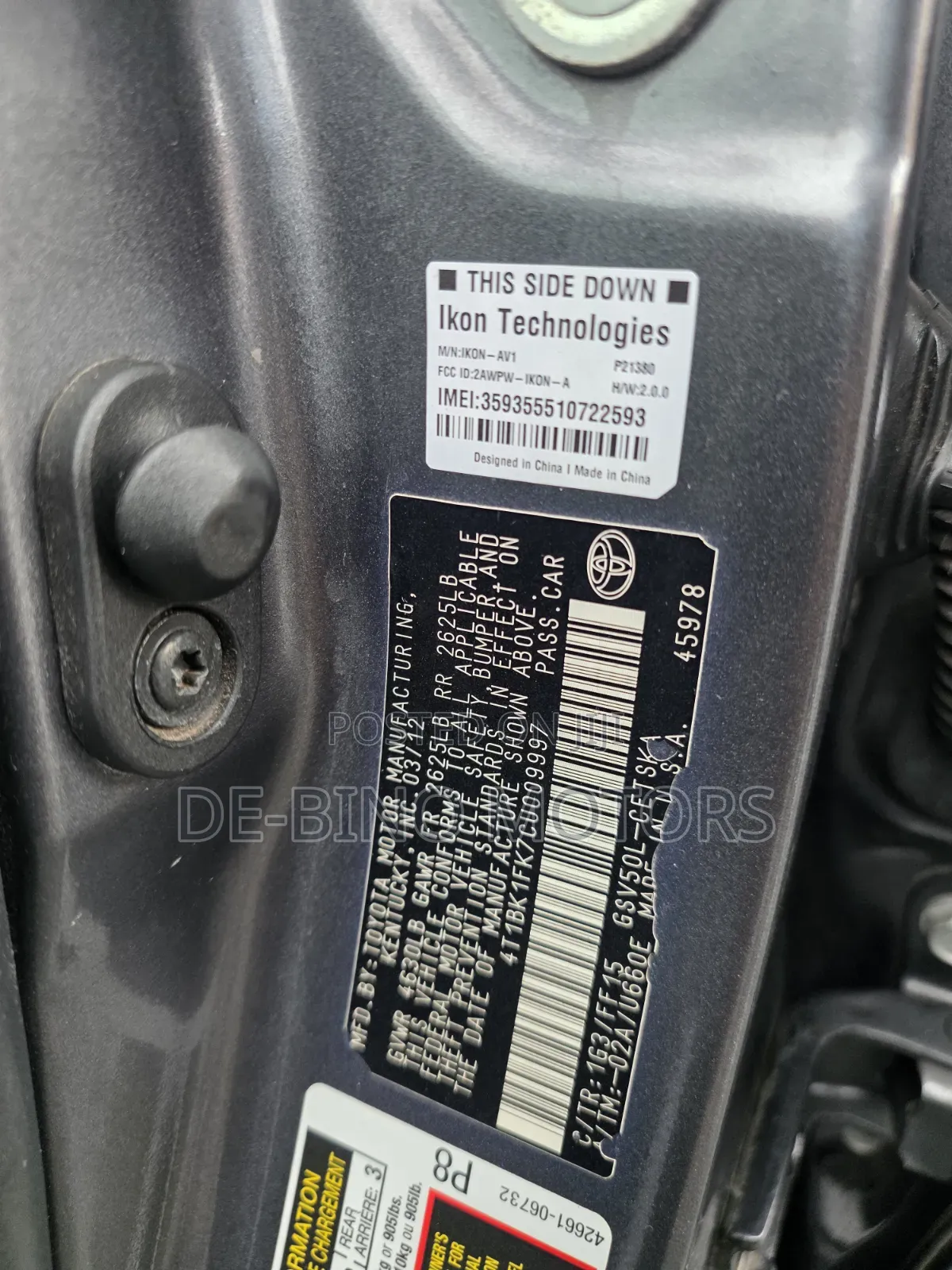 Toyota Camry 2012 Gray