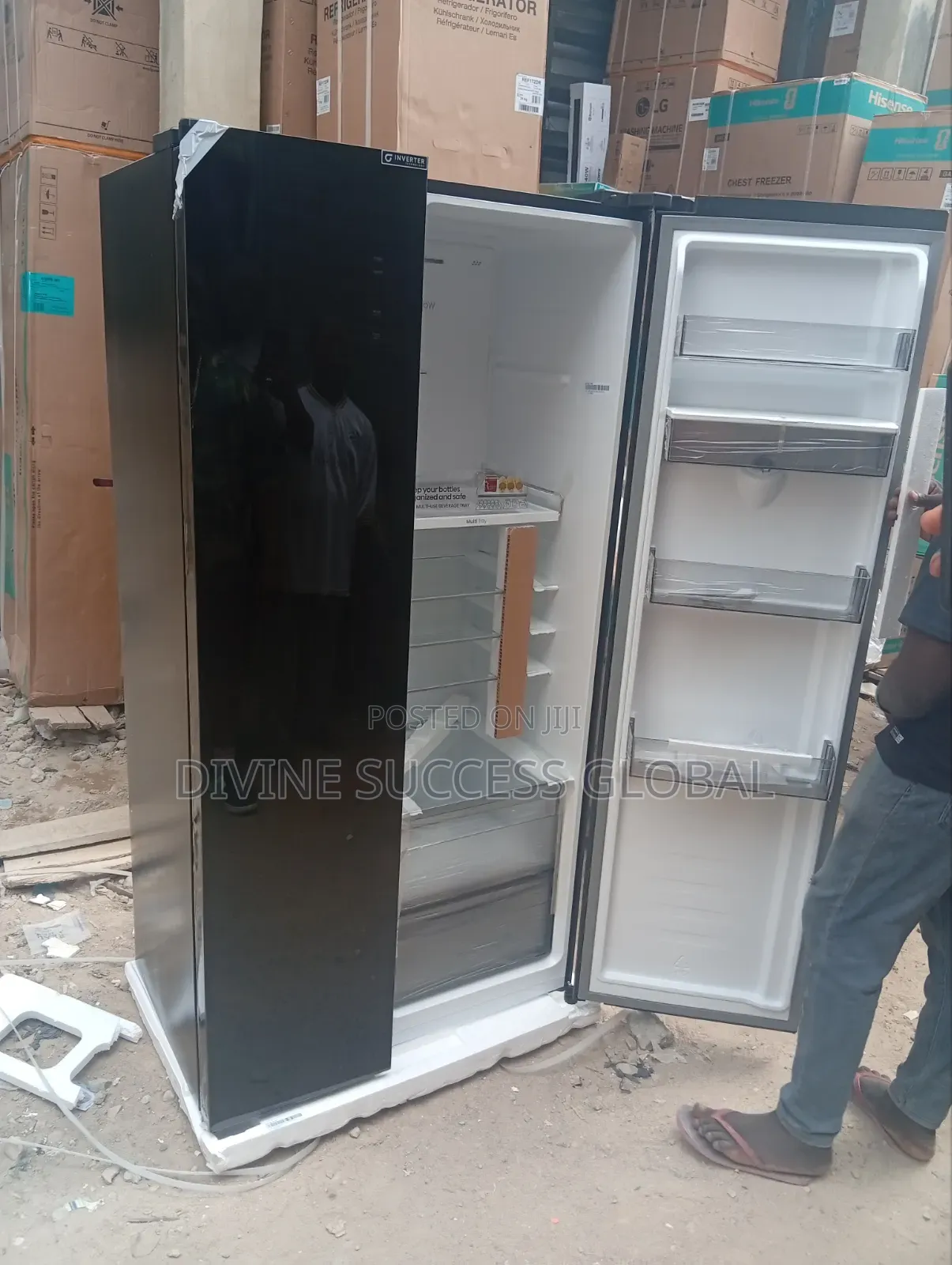 Hisense 529ltr Side by Side Refrigerator