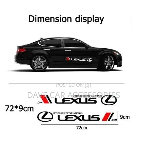 Lexus Body Sticker