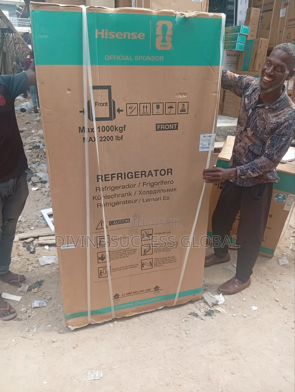 Hisense 529ltr Side by Side Refrigerator