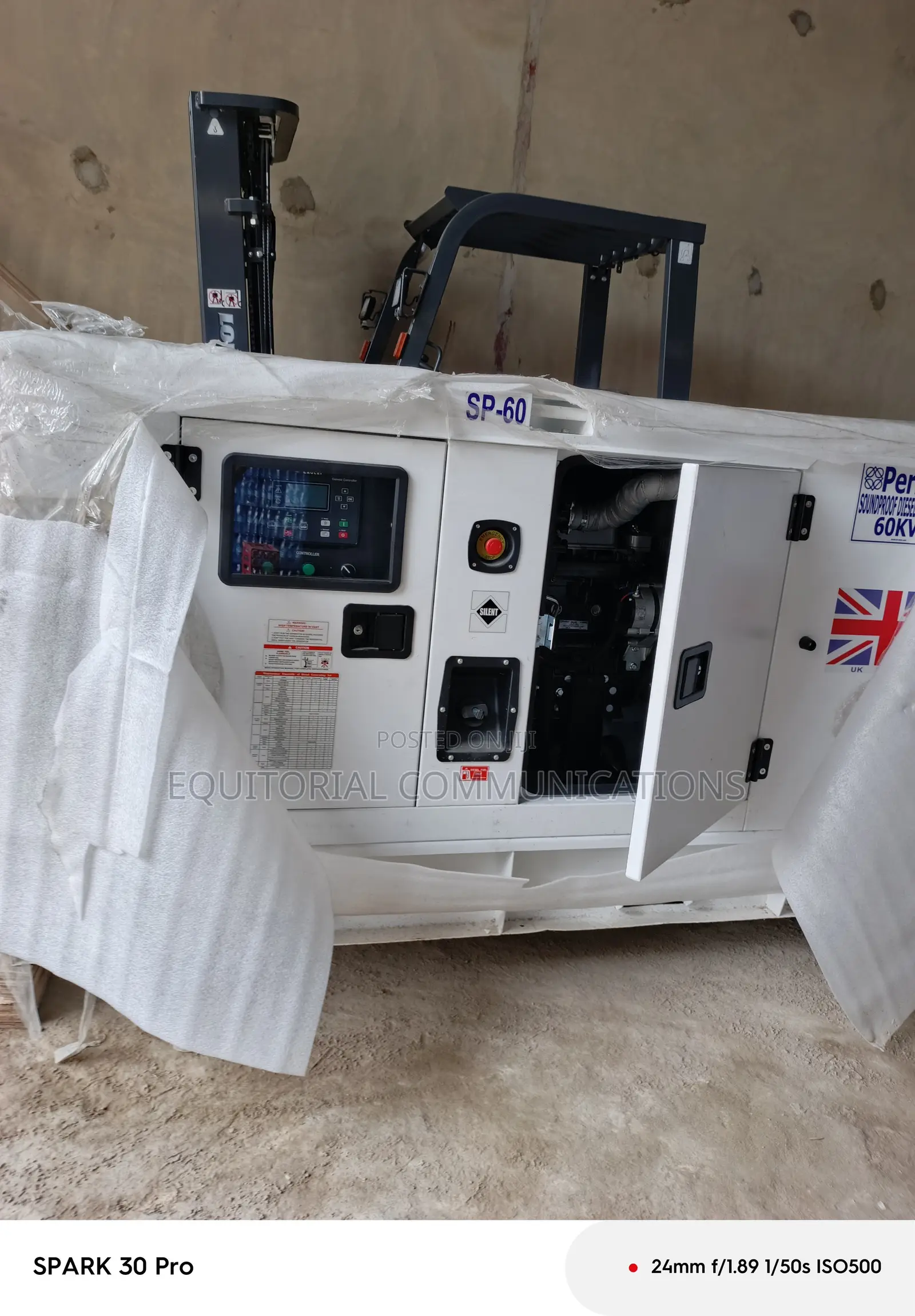 Perkins 60kVA Generator for Commercial Buildings