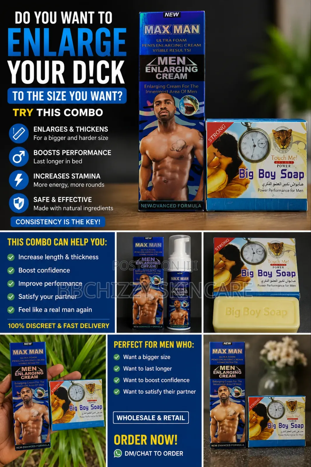 Mens Enlargement Combo