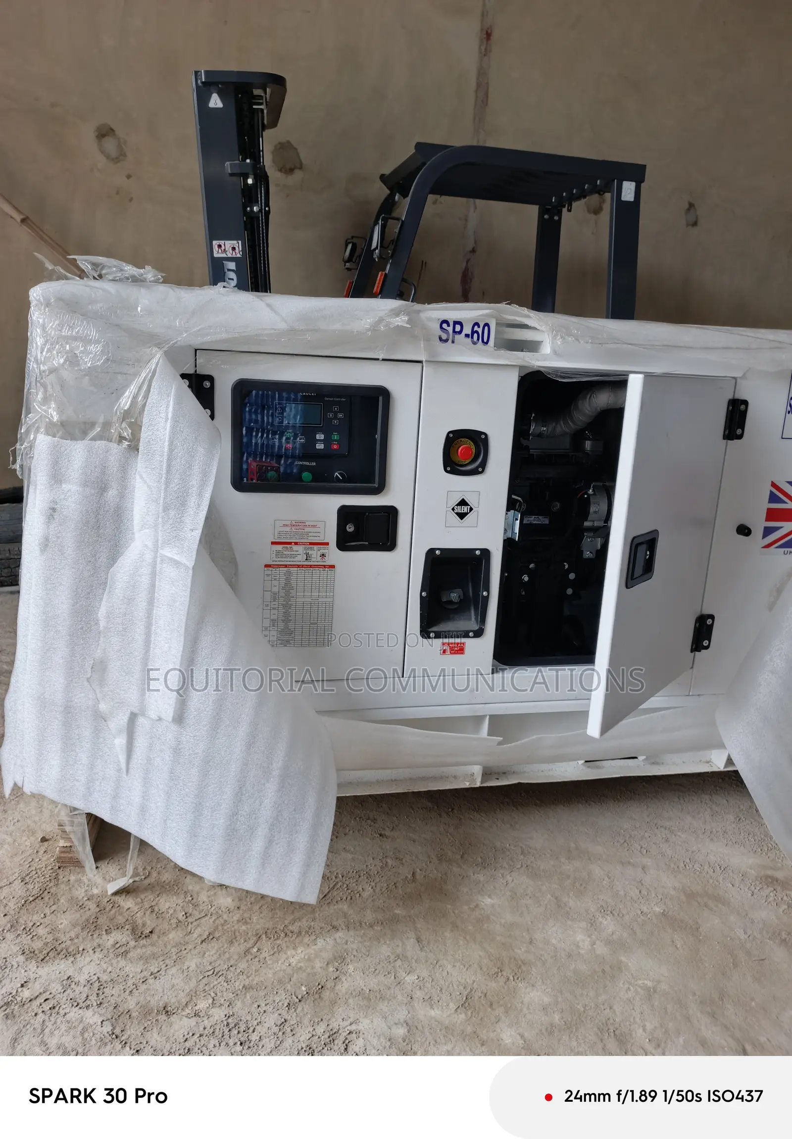 Perkins 60kVA Long-Lasting Diesel Generator