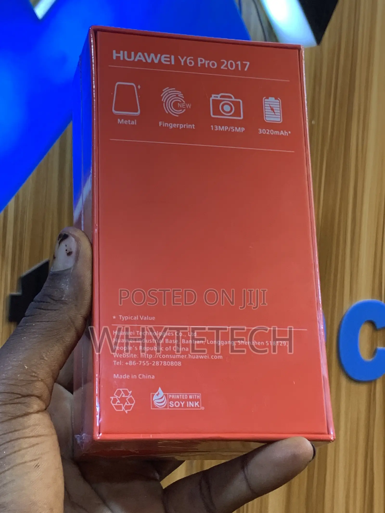 New Huawei Y6 Pro 2017 Dual SIM 16 GB Blue