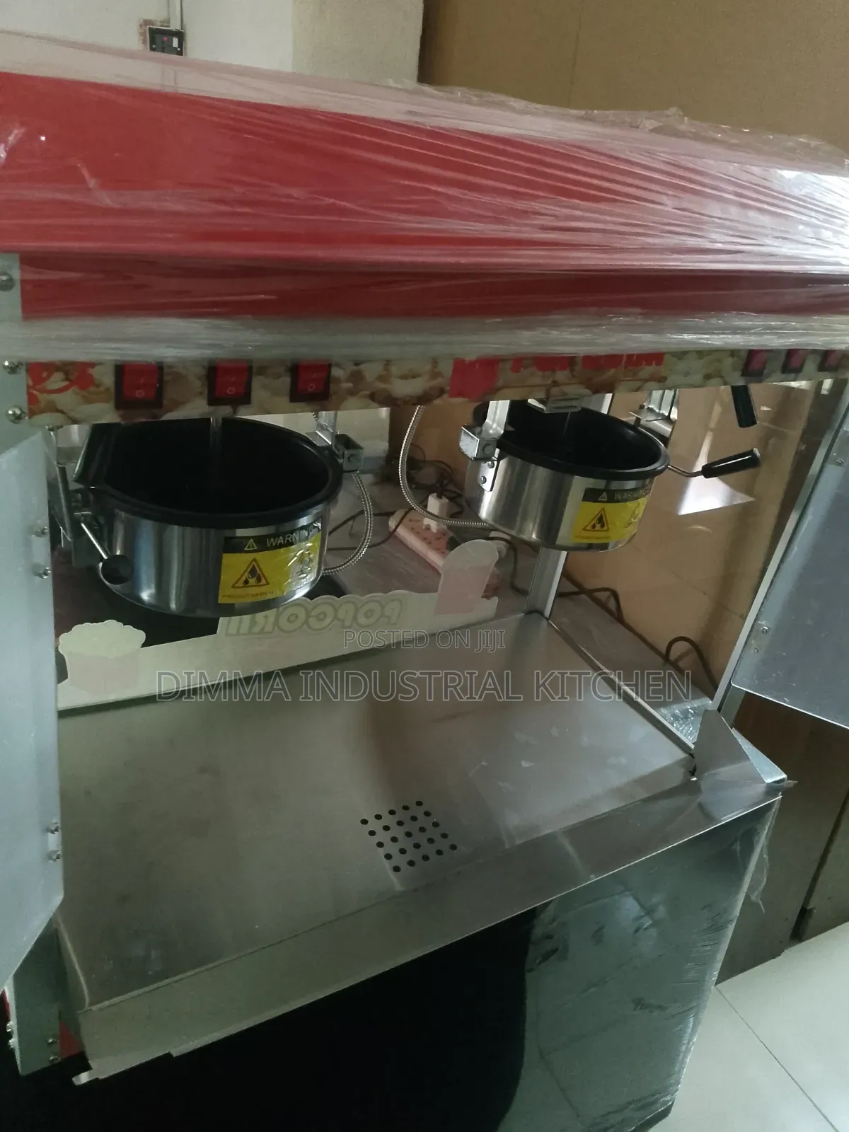 Double Pot Popcorn Machine