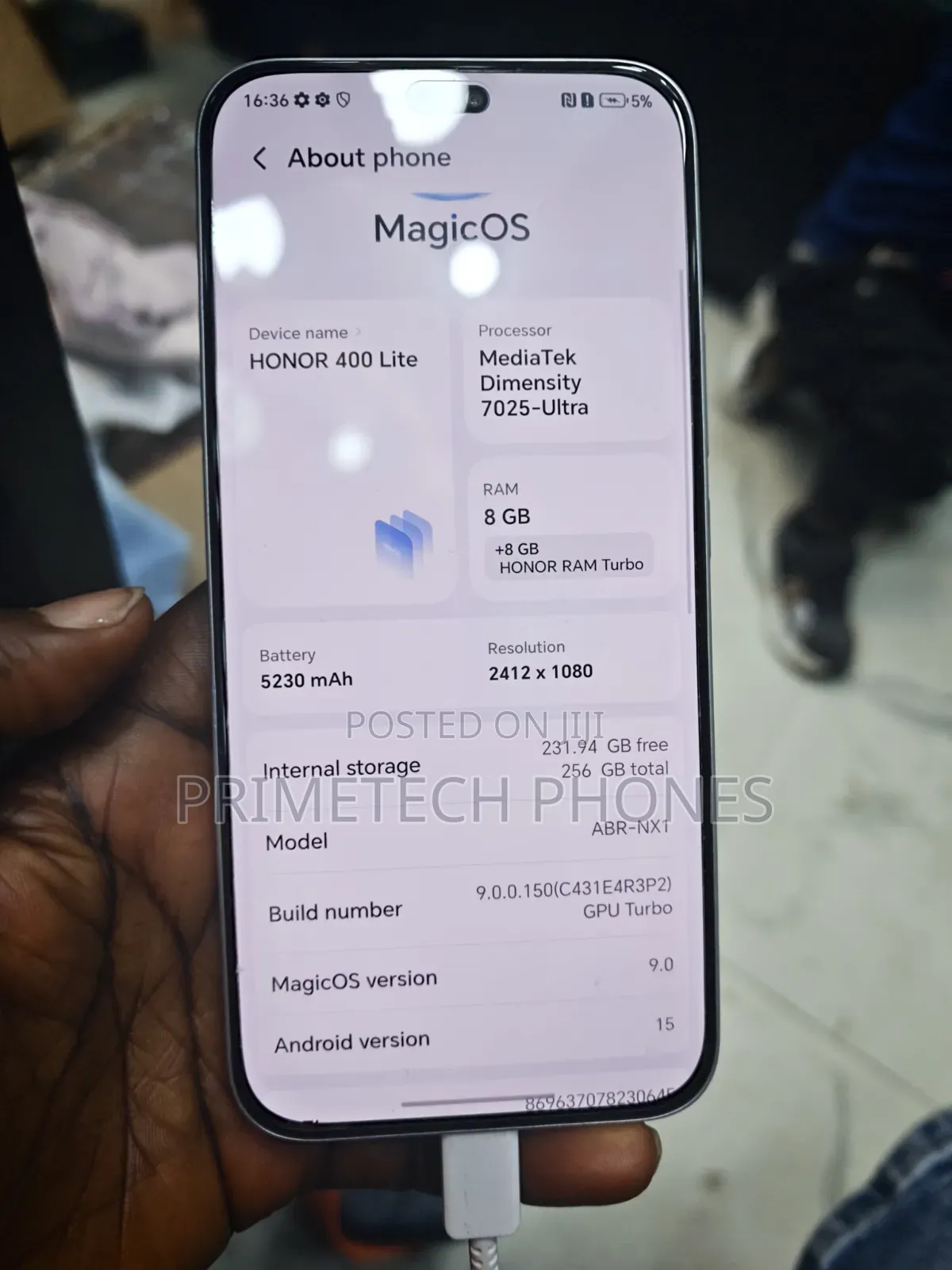 Honor 400 Lite 256 GB Silver