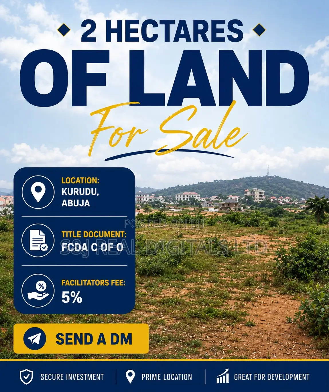 2 Hectares of Land for Sale