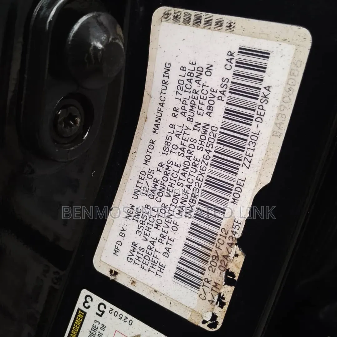 Toyota Corolla 2006 Black