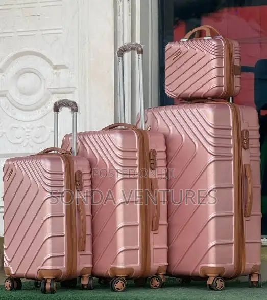Luxury Swiss Polo 4-Piece Luggage Box Set