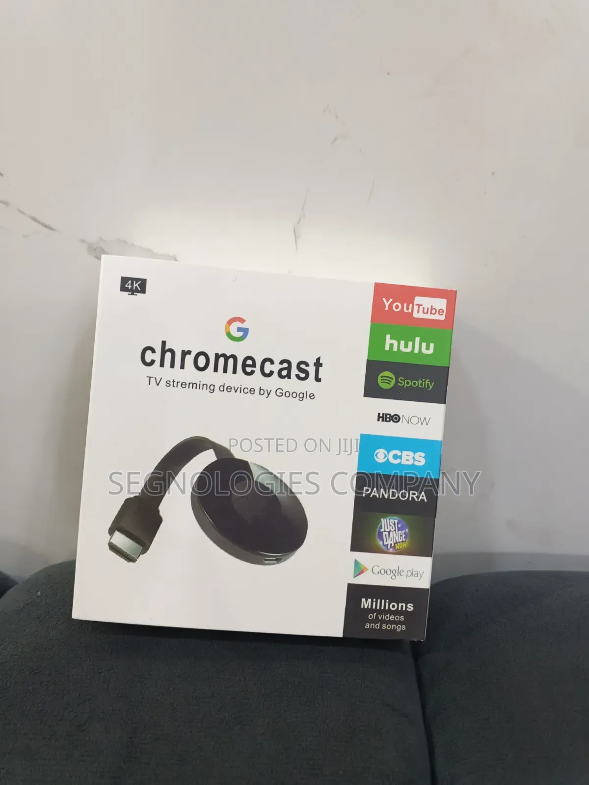 Chromecast TV Streaming Device HDMI Dongle