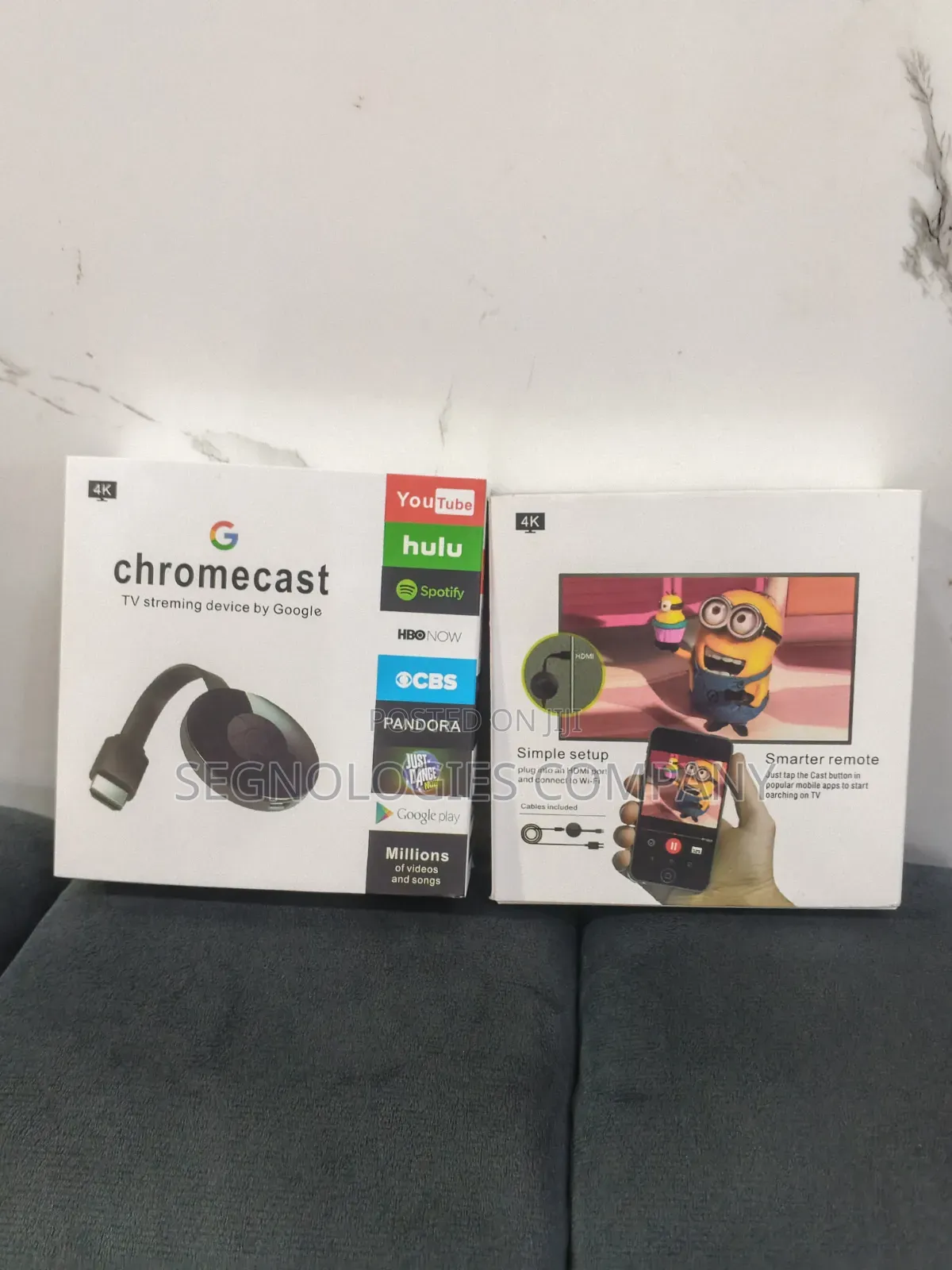 Chromecast TV Streaming Device HDMI Dongle