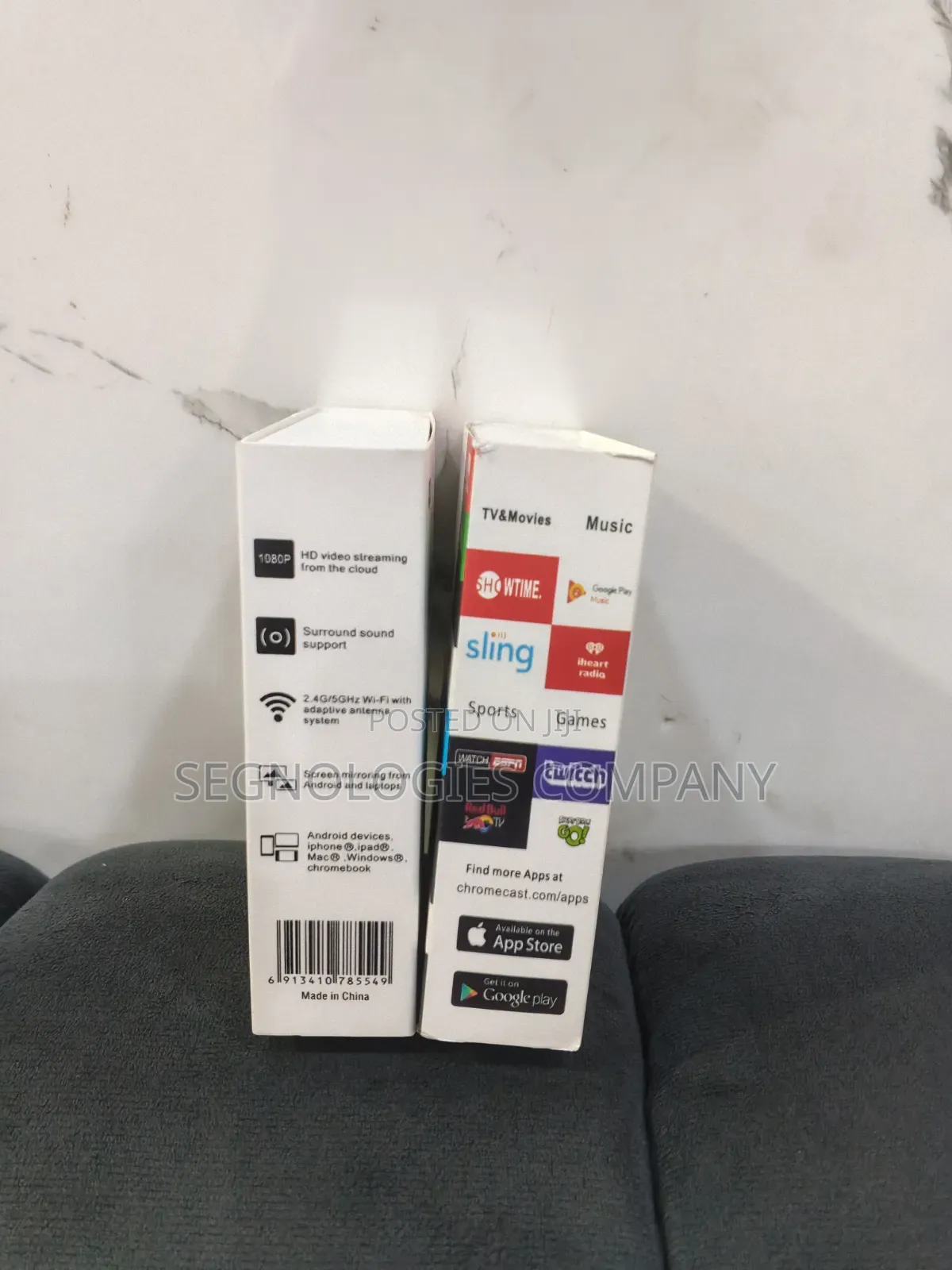 Chromecast TV Streaming Device HDMI Dongle