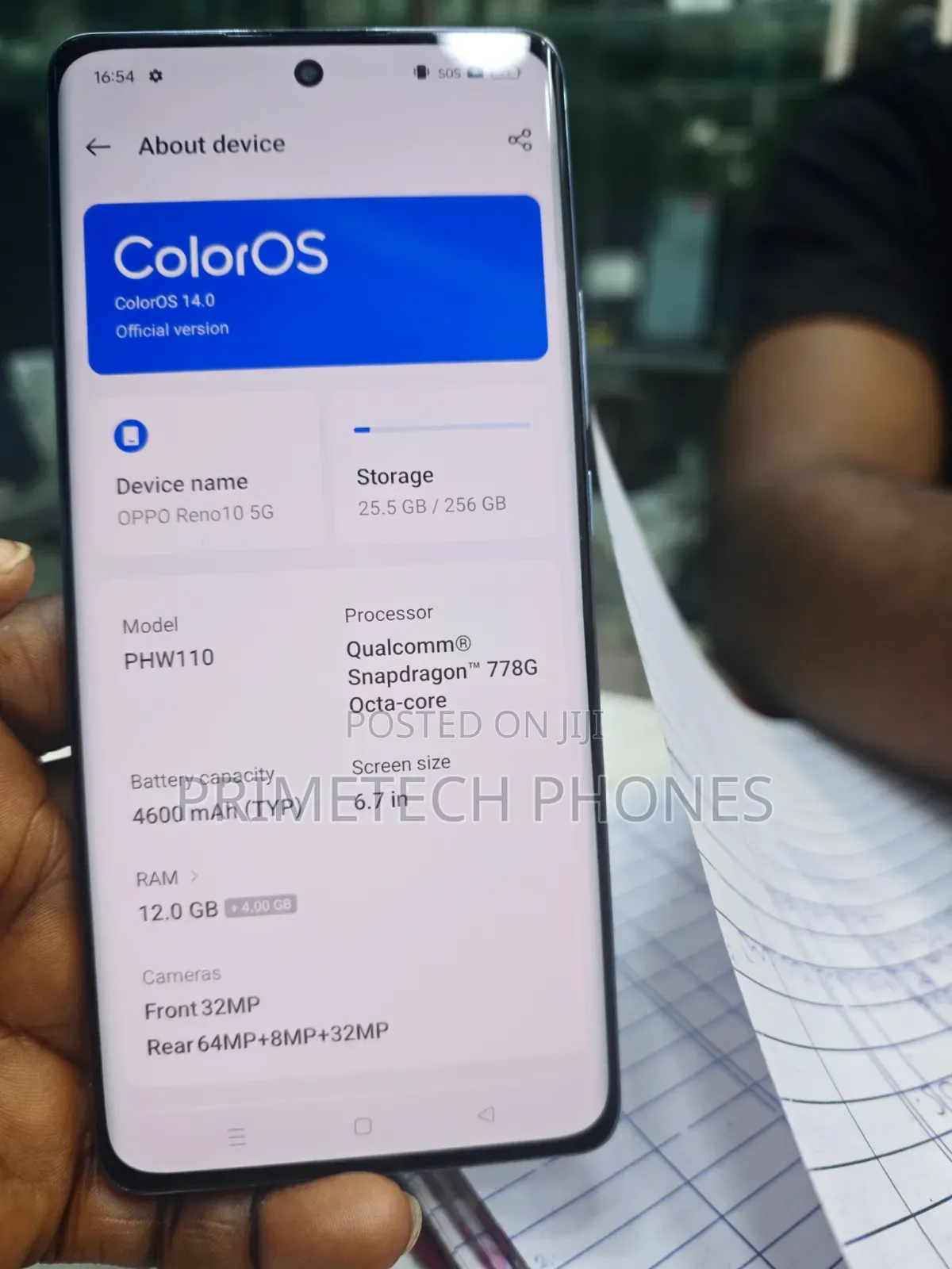 Oppo Reno 10 5G 256 GB Blue
