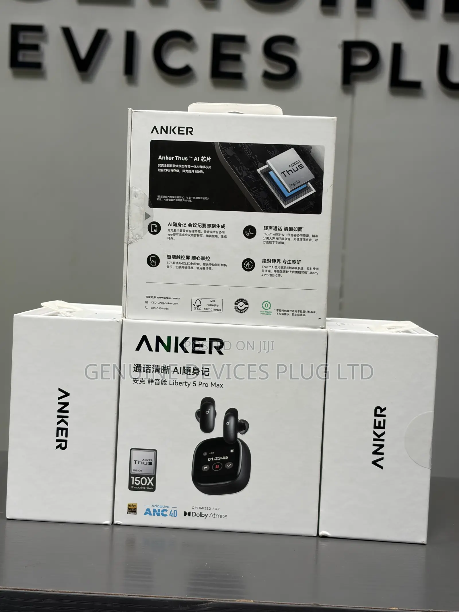 Soundcore Liberty 5 Pro Max by Anker Wireless Earbuds, AI Note-Taker