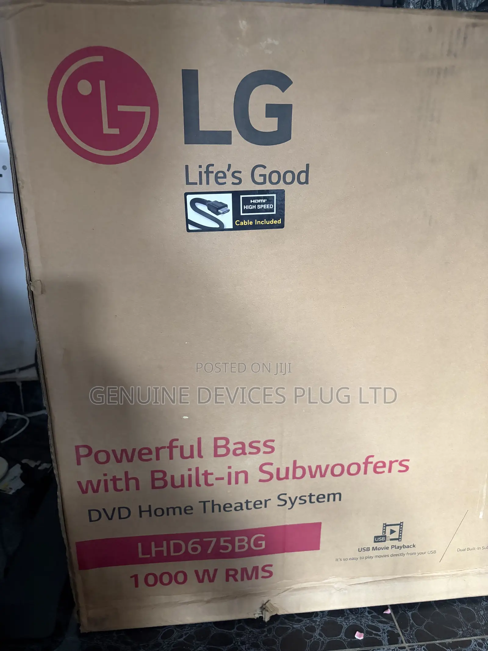 LG LHD675 1000W 4.2ch Dual Subwoofer Home Theatre System