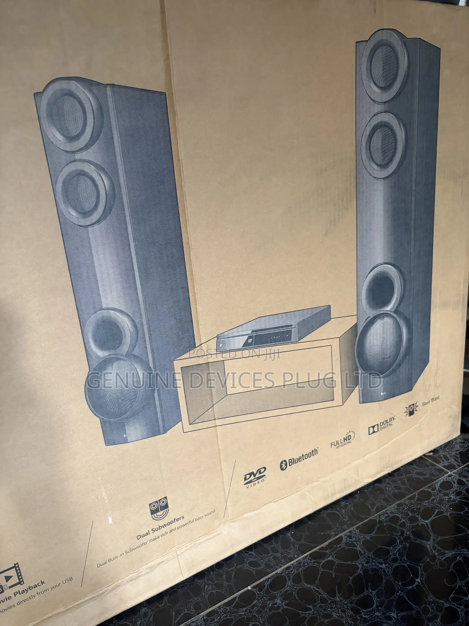 LG LHD675 1000W 4.2ch Dual Subwoofer Home Theatre System