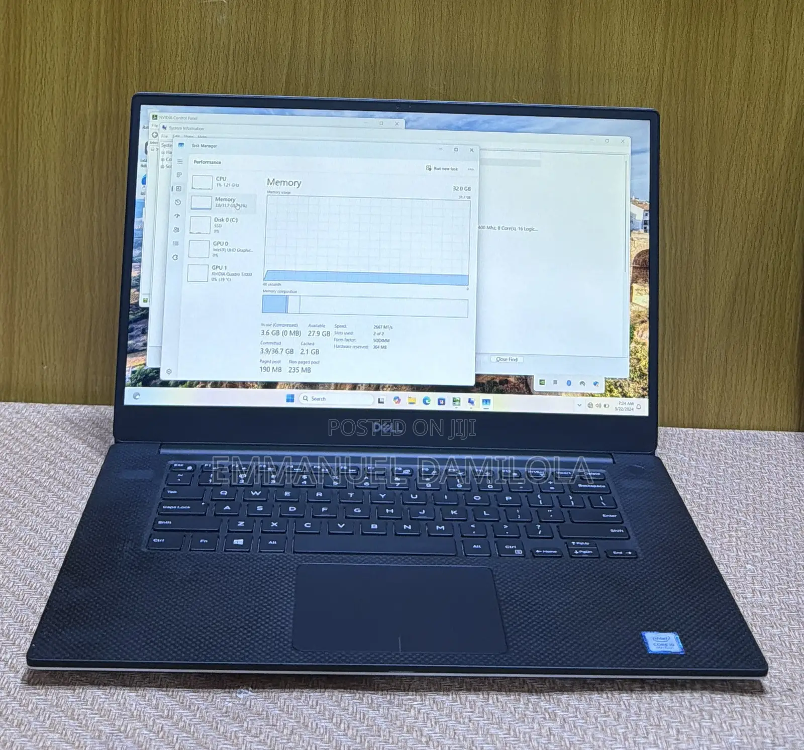 Laptop Dell Precision 5540 32GB Intel Core i9 SSD 512GB