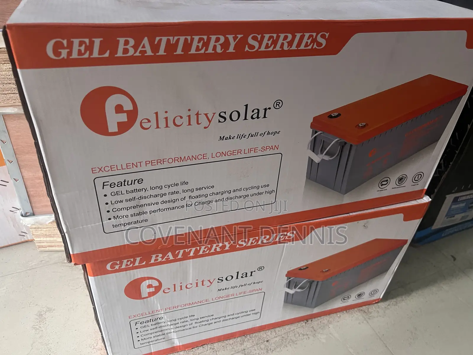 Felicity 200a 12v Gel Battery