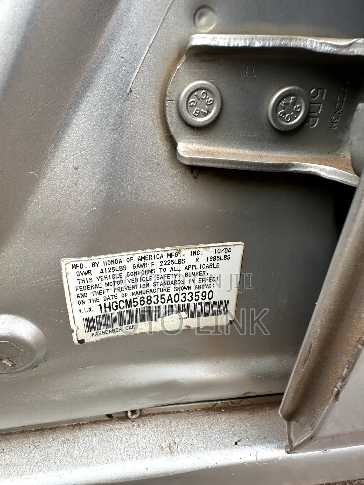 Honda Accord 2005 Silver