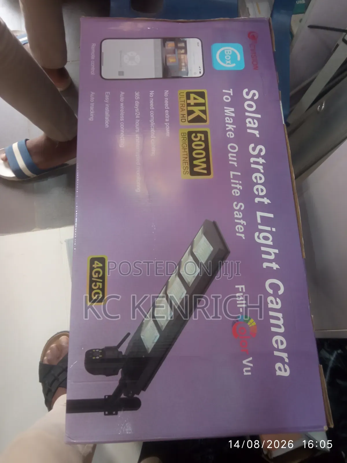 Solar Street Light Camera 500watts