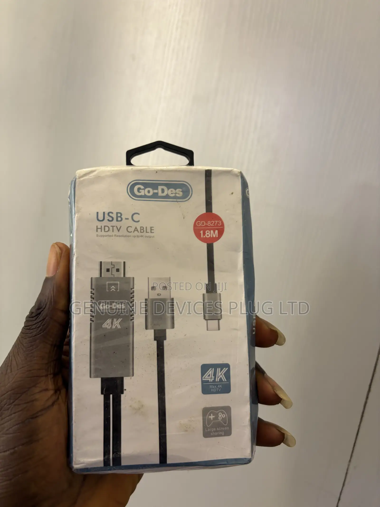 In 1 USB-C Type C to HDMI Cable * HD Video Audio Adapter Cable