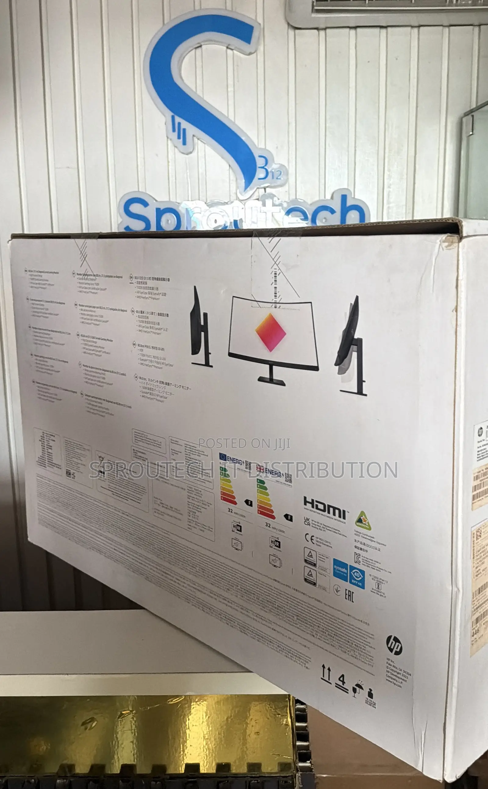 HP 32c QHD 165hz Omen Curved Gaming Monitor