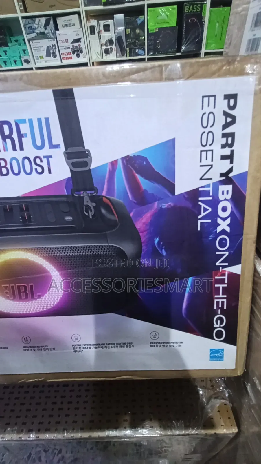 JBL Partybox on-the-Go – Essential Portable Party Speaker