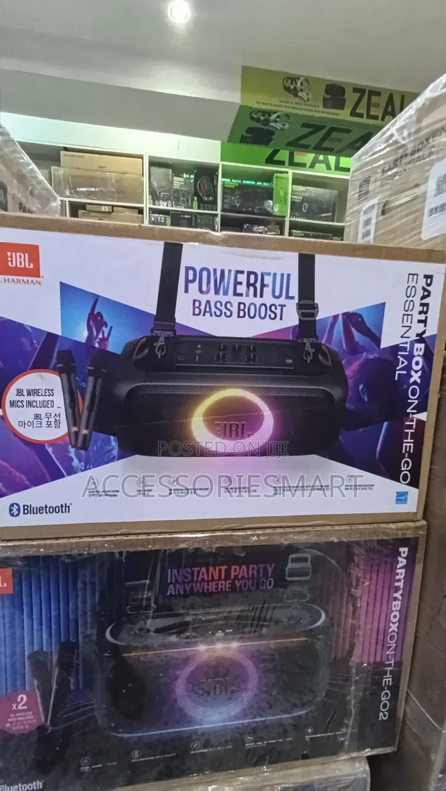 JBL Partybox on-the-Go – Essential Portable Party Speaker