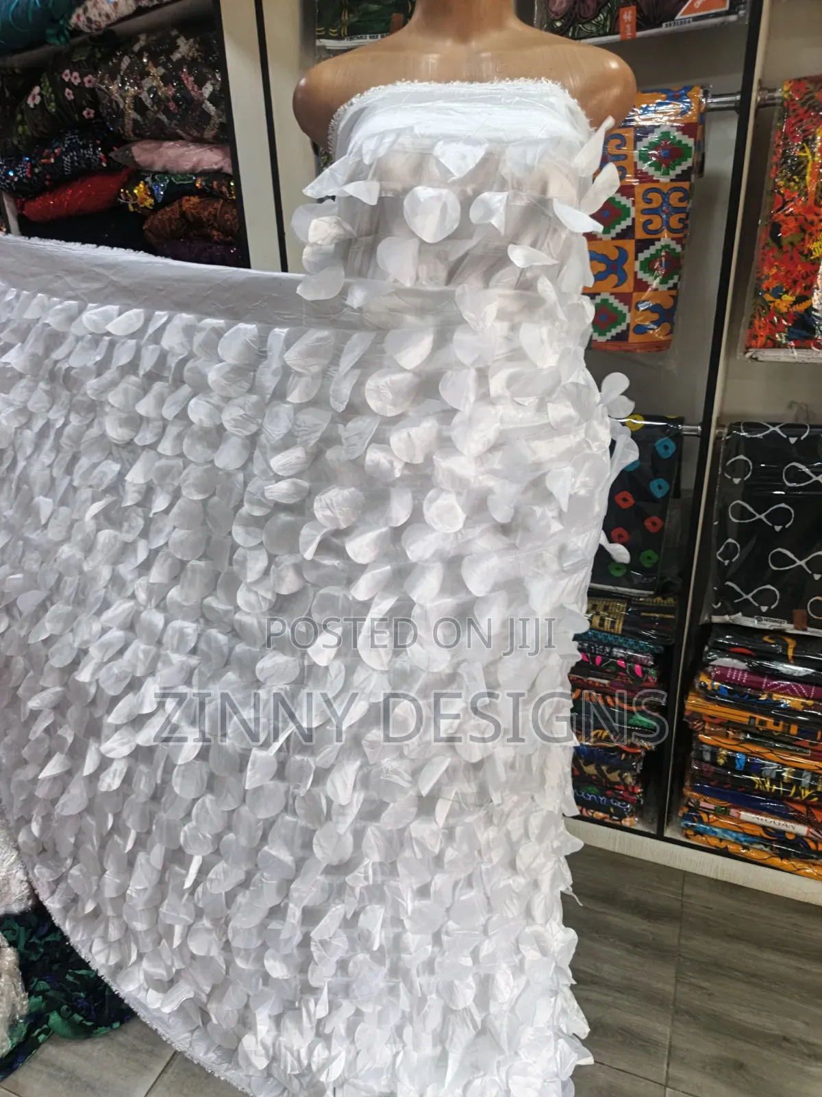 White Satin Fabric