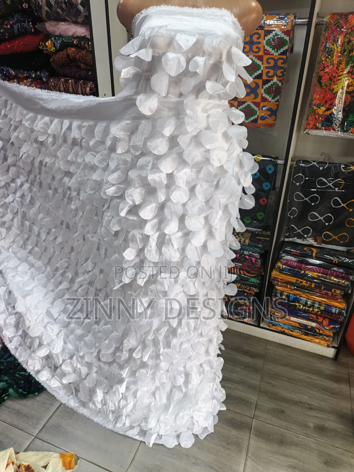 White Satin Fabric
