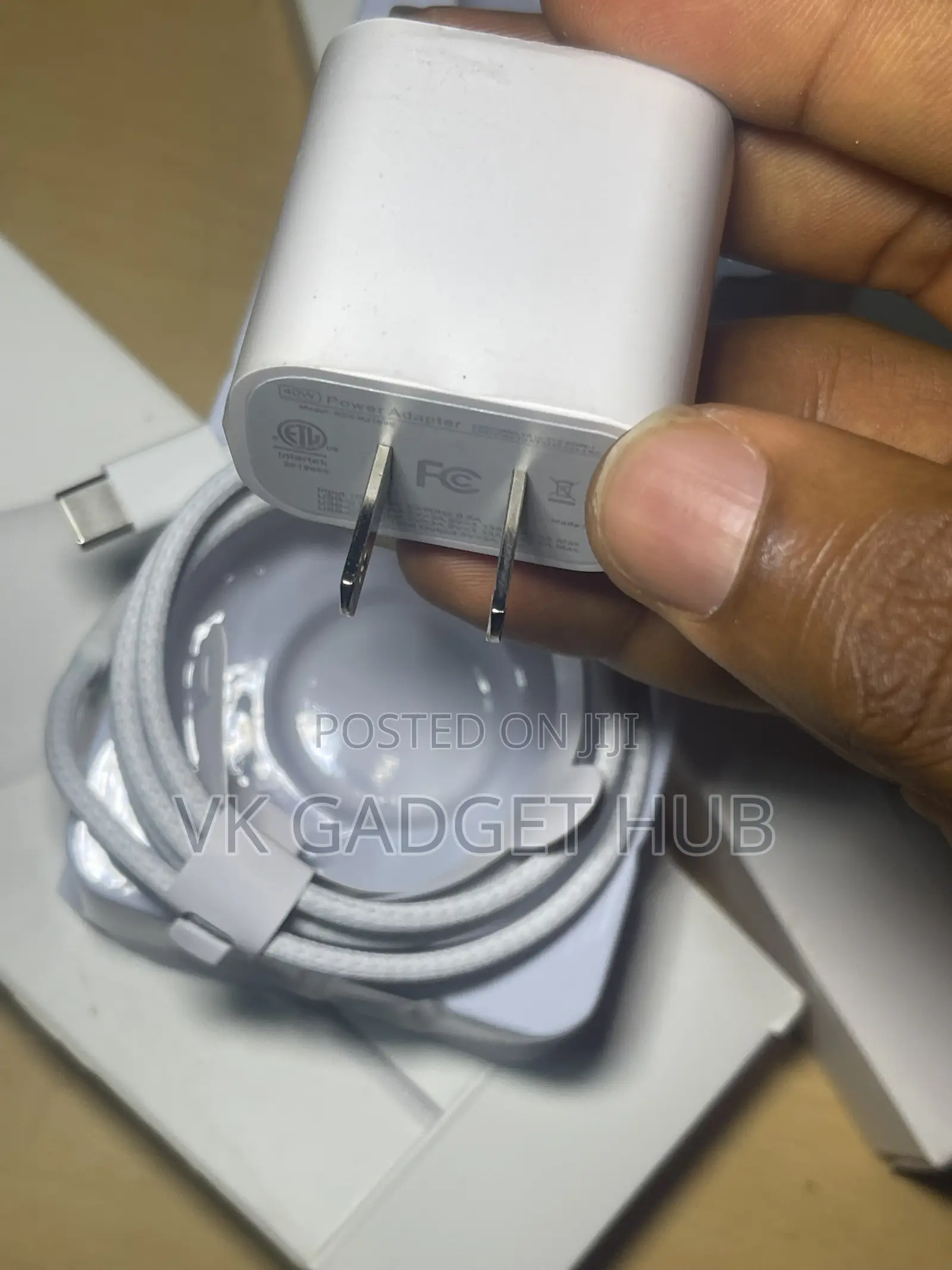 USB-C 40W Dual Port Power Adapter + USB-C Cable