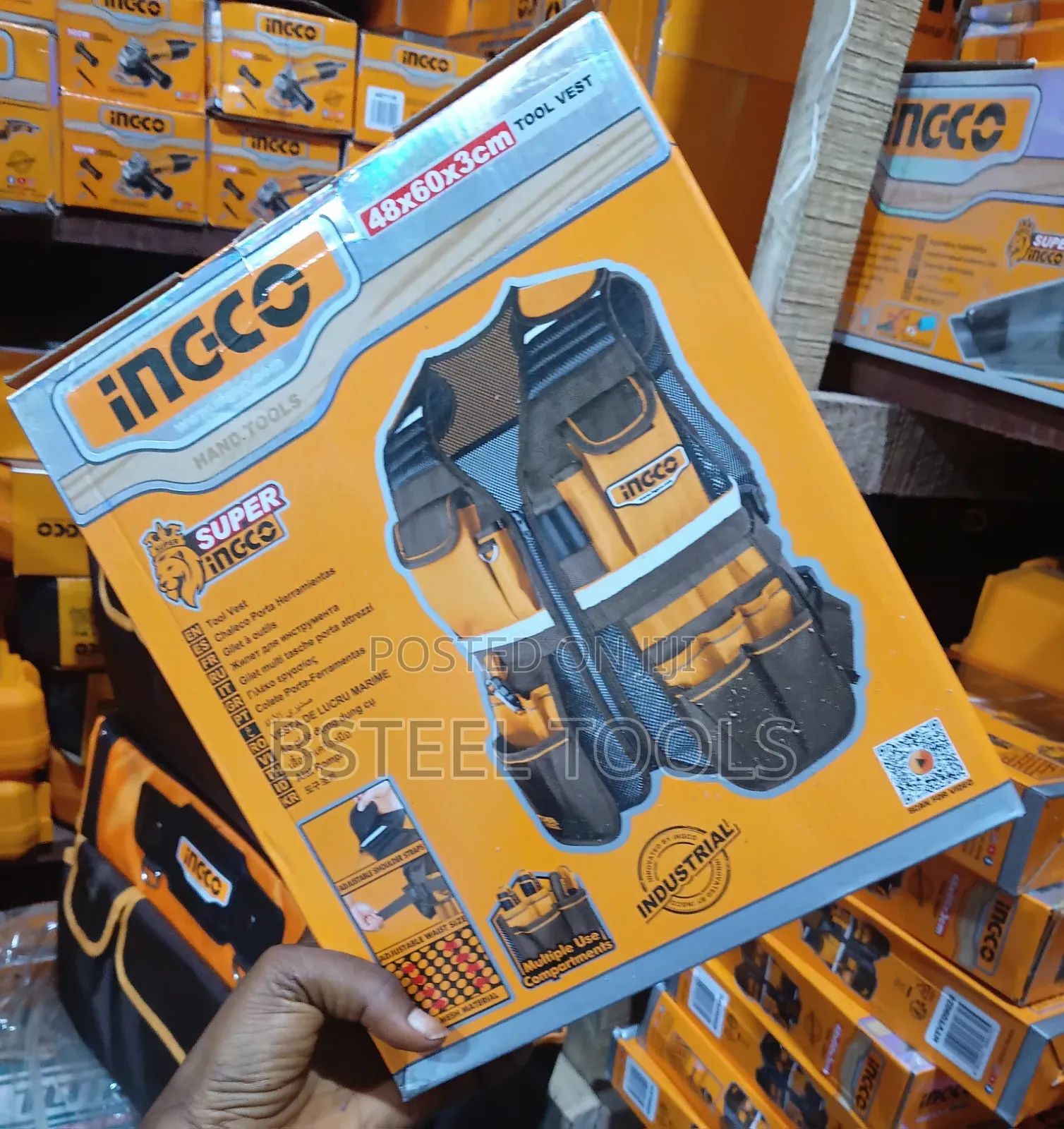 INGCO Tools Vest – Professional Tool Utility Vest