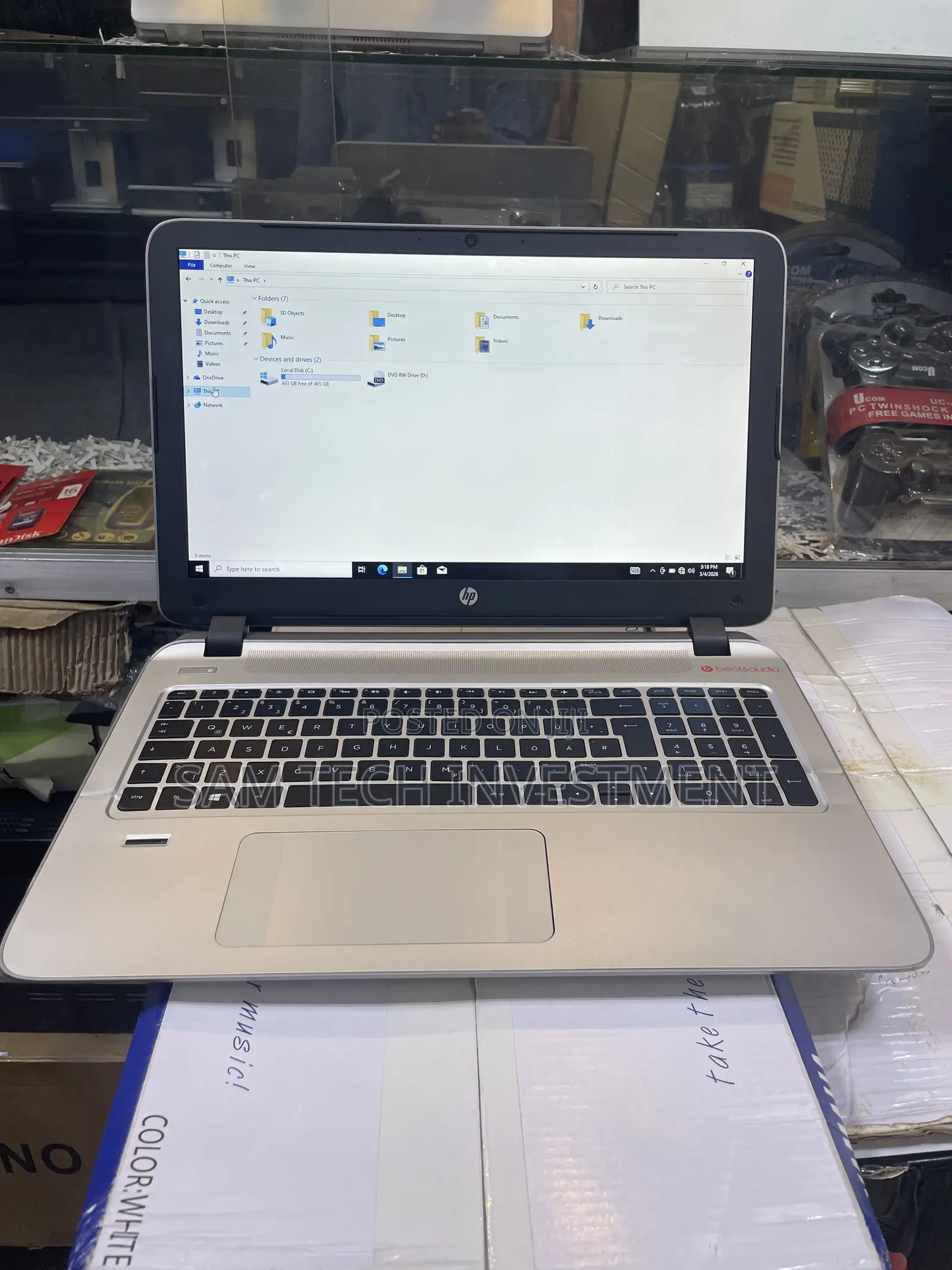 Laptop HP Envy 15 8GB Intel Core i7 HDD 500GB