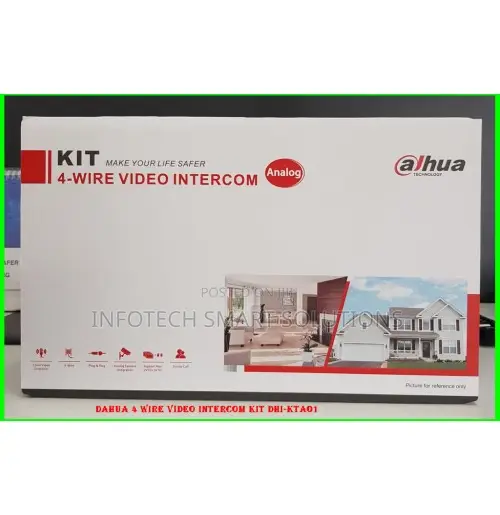 DAHUA 4-Wire Video Intercom Kit – Color Video Door Phone System