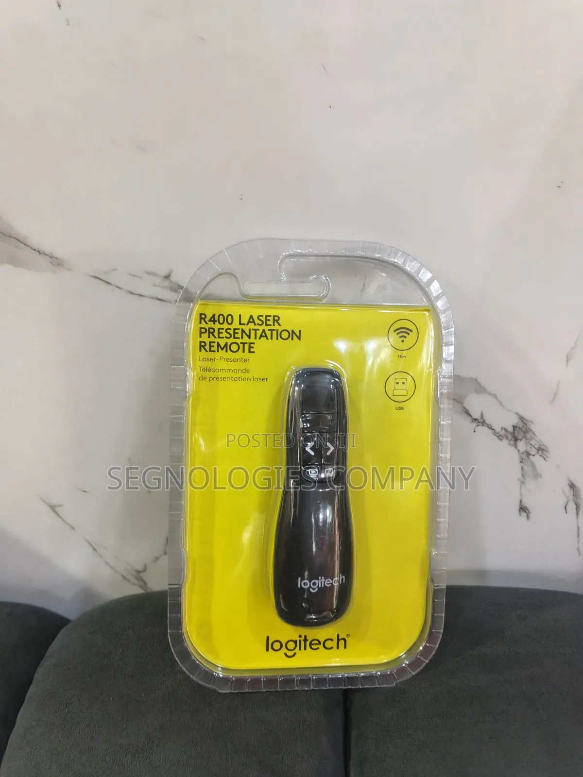 R400 Wireless Laser Presenter Remote -Presentation Clicker With Laser