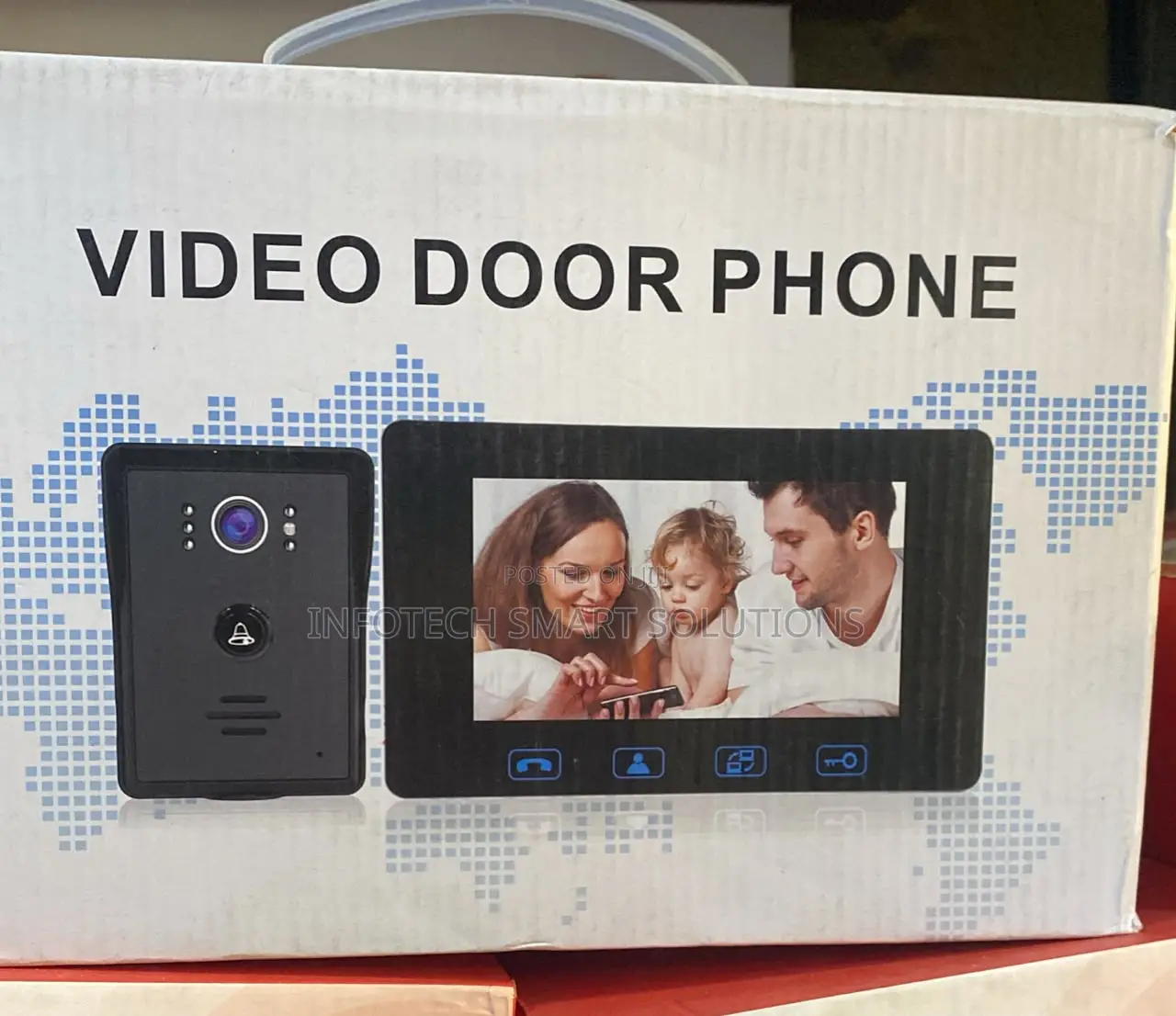 Video Door Phone Intercom System – Indoor Monitor + Outdoor Door