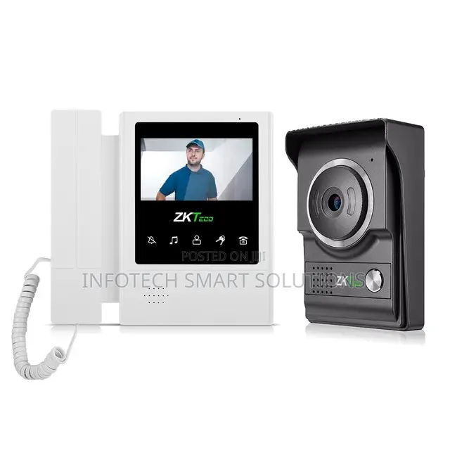 ZKTeco VDP04-B4 Video Intercom Kit 4-Wire Video Door Phone