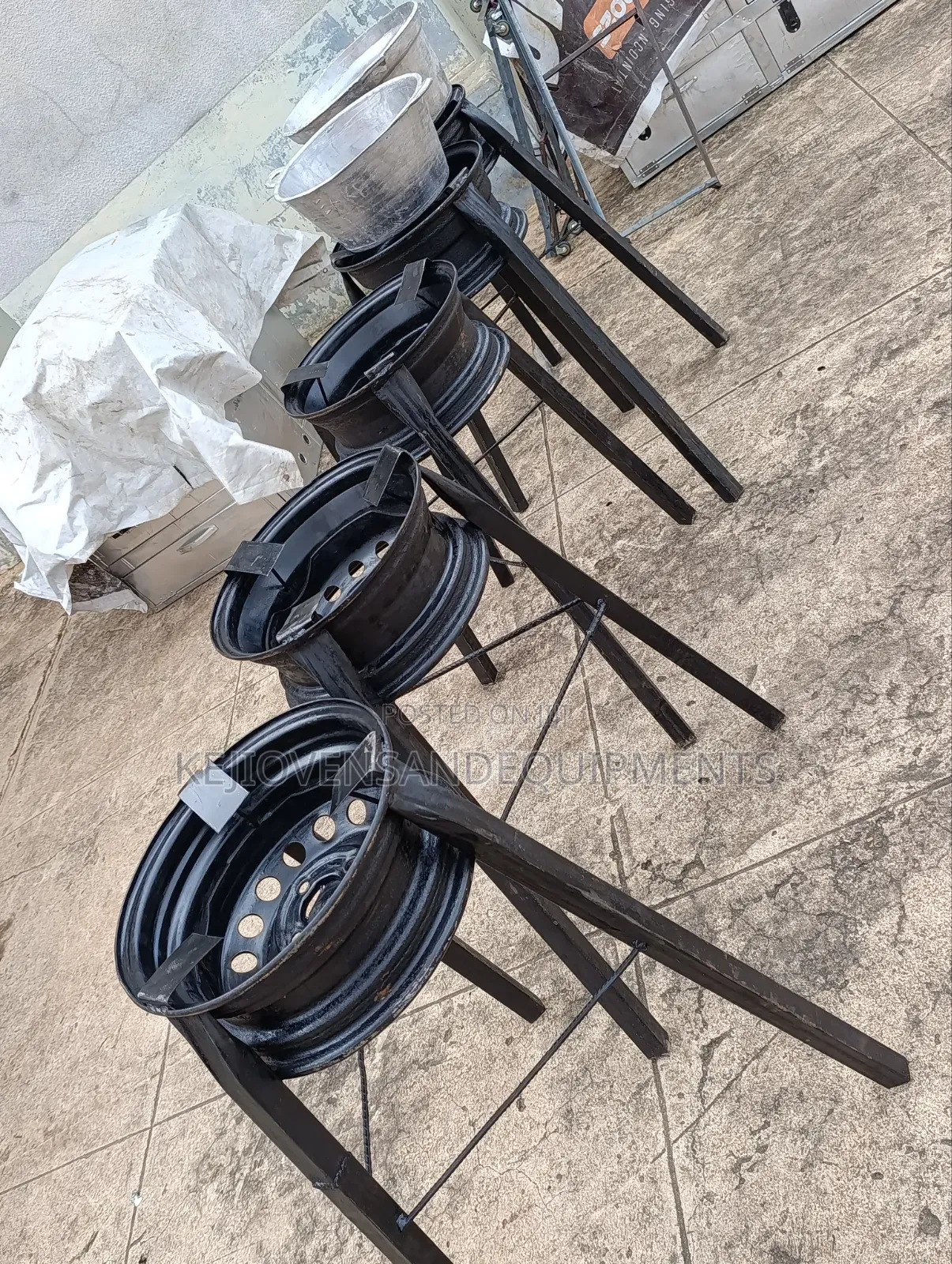 Tall Charcoal Stove