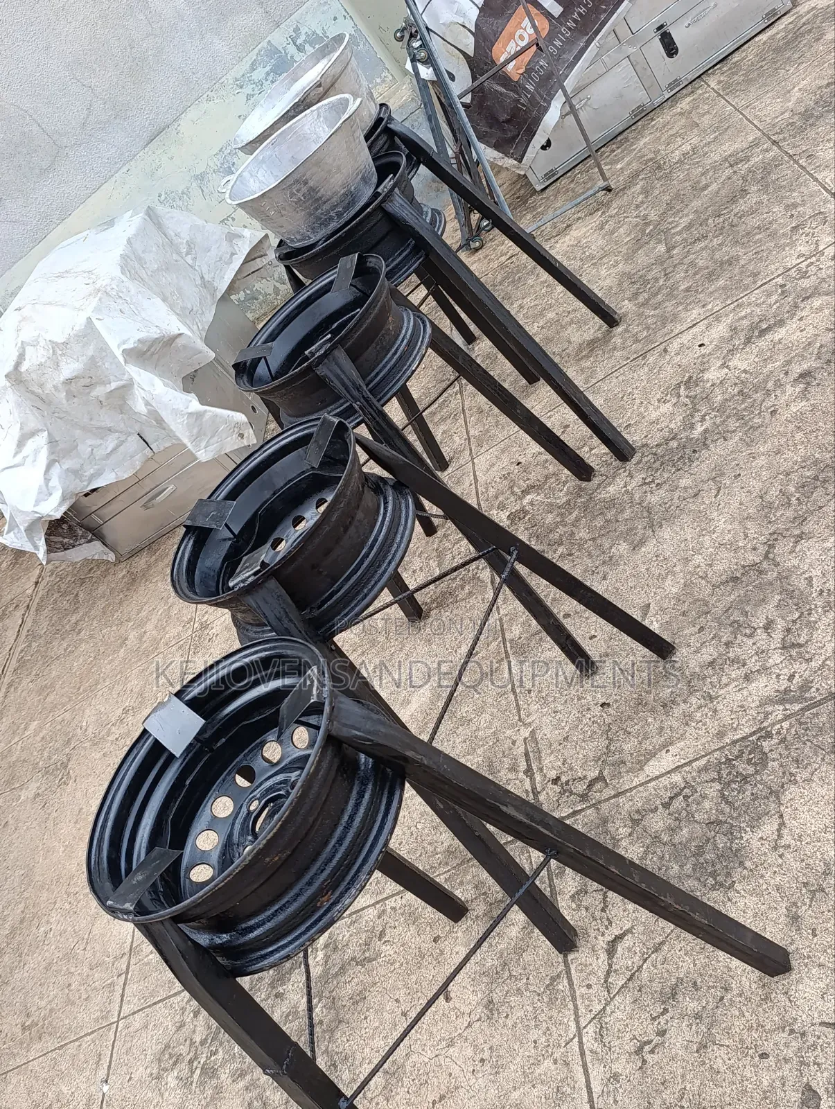 Tall Charcoal Stove