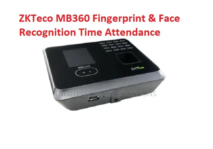 ZKTeco MB360 Fingerprint Face Recognition Time Attendance