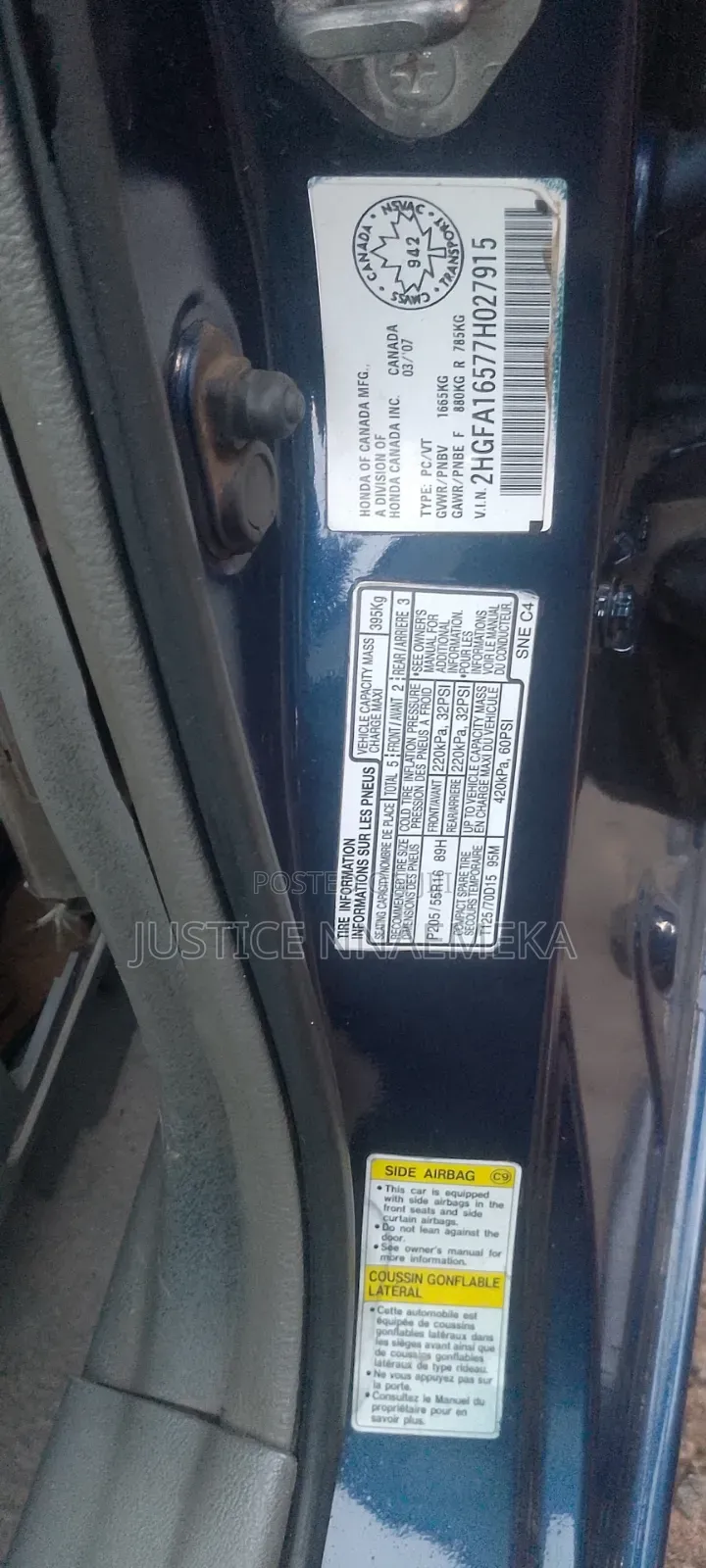 Honda Civic 2009 Blue