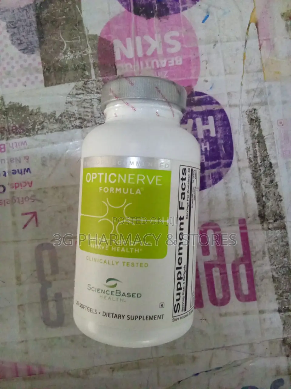 Opticnerve Formula Support for Optic Nerve Health - 120 Softgels