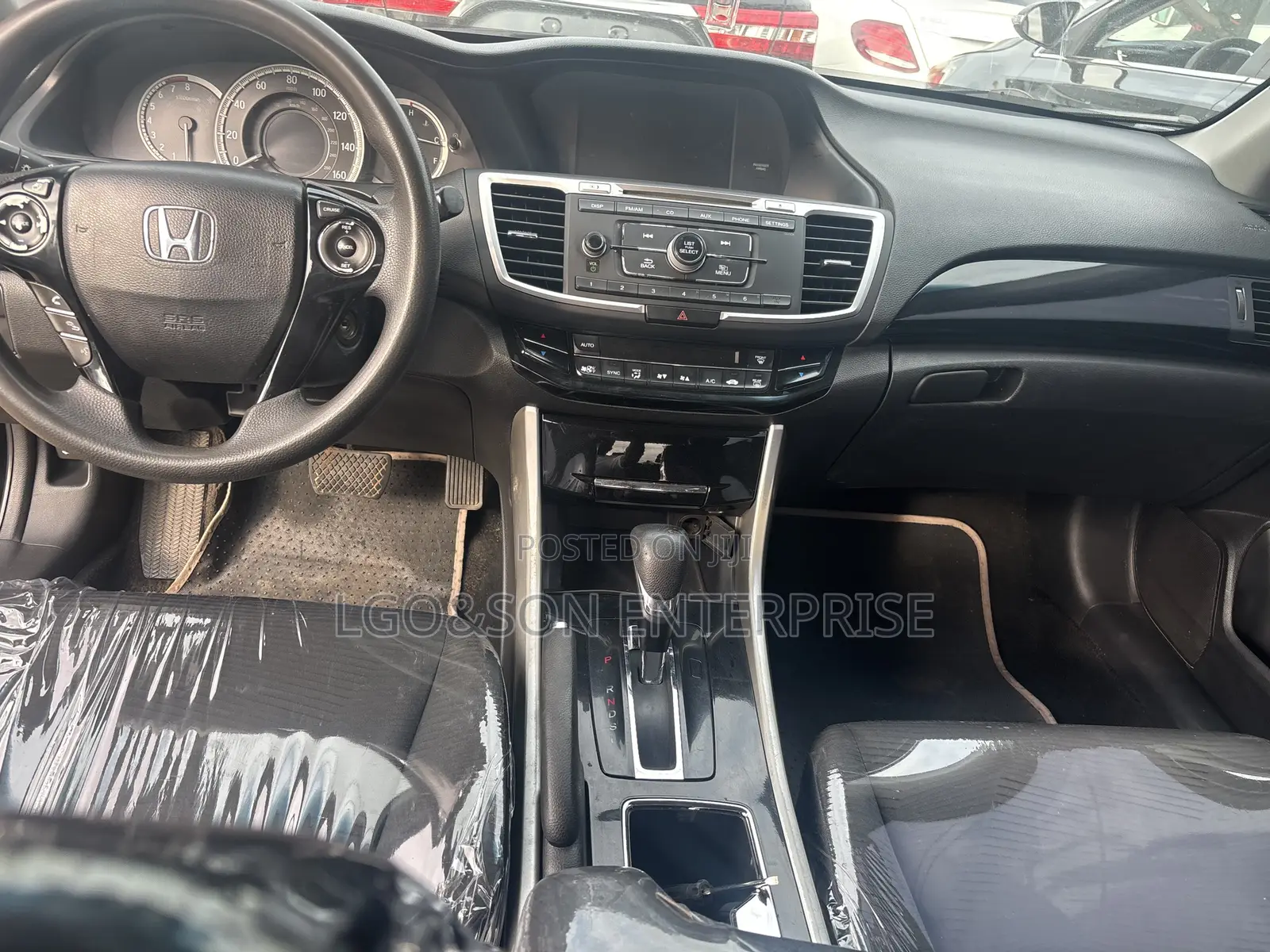 Honda Accord LX 4dr Sedan FWD (2.4L 4cyl 2A) 2017 Black
