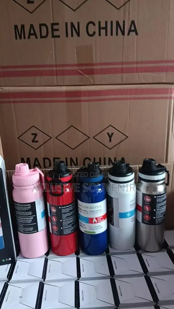 Large Capacity Leakproof Luxury Sport Thermos Water Bottle