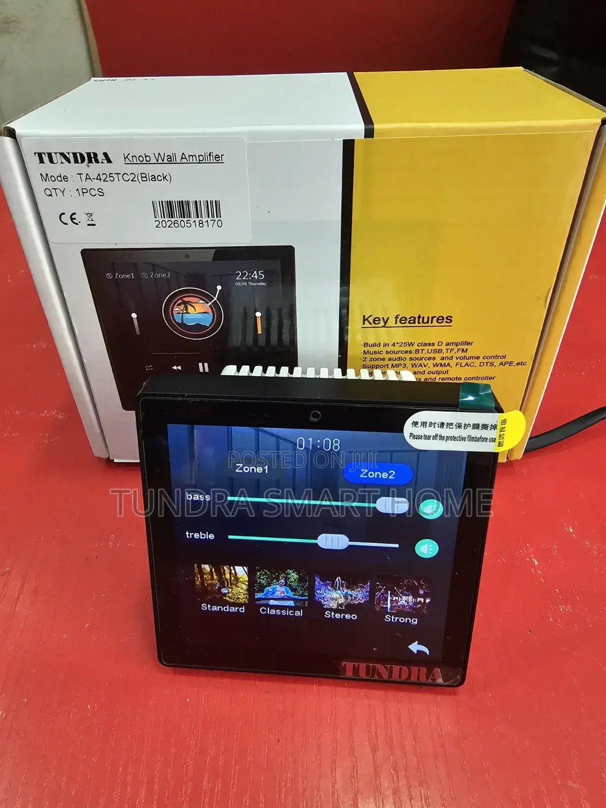 Tundra 4inches 2 Zone Wall Amplifier TA-425TC 2